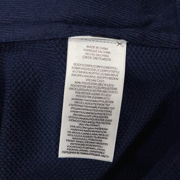 Polo Ralph Lauren RLX Golf Mens Large Full Zip Hybrid Sweater Jacket Navy $298 - Picture 7 of 9